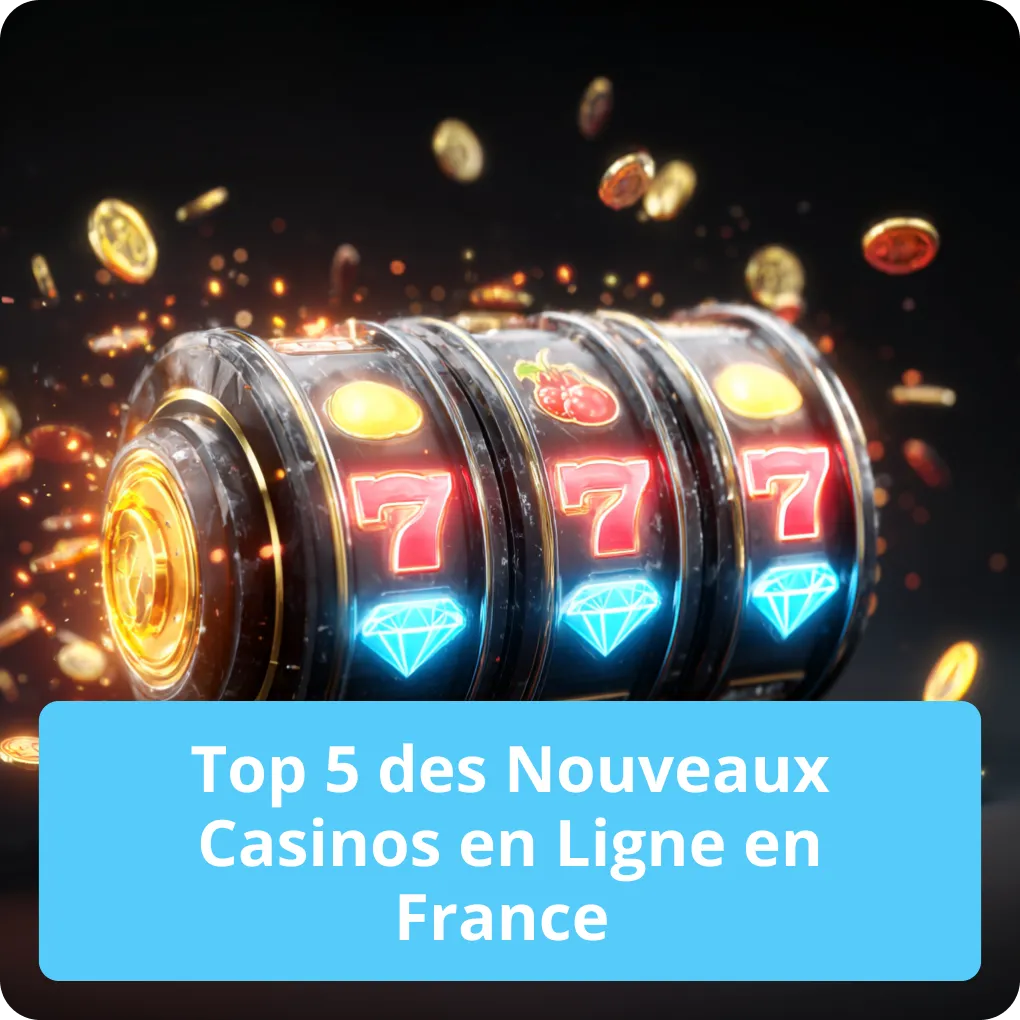 Classement des meilleurs nouveaux casinos en ligne en France Top 5 des Nouveaux Casinos en Ligne en France